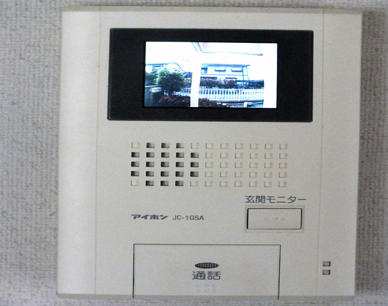 ドアホン親機の取付後確認試験